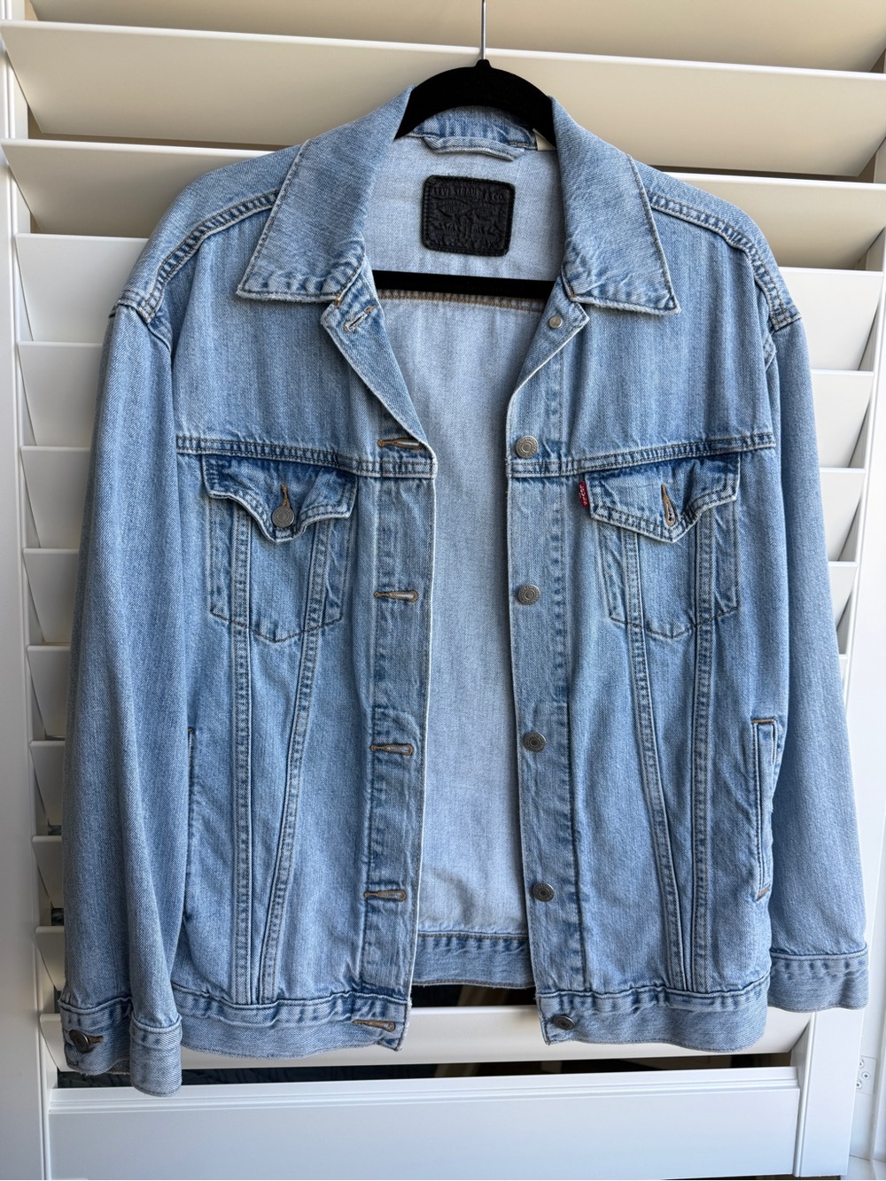Levi's Light Wash Denim Jacket in Pale Blue